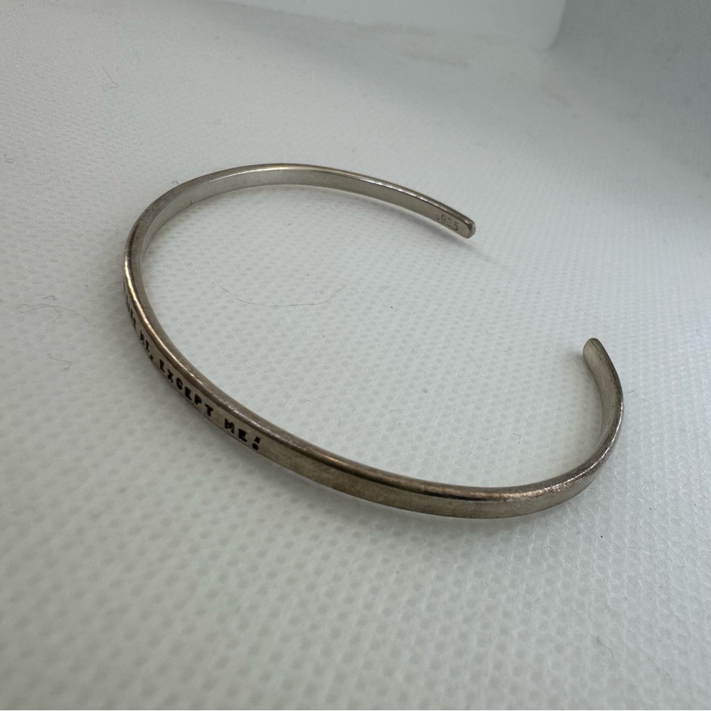 Rocket Raccoon “Ain’t No Thing Like Me, Except Me!” 925 Cuff Bracelet - Picture 4 of 8